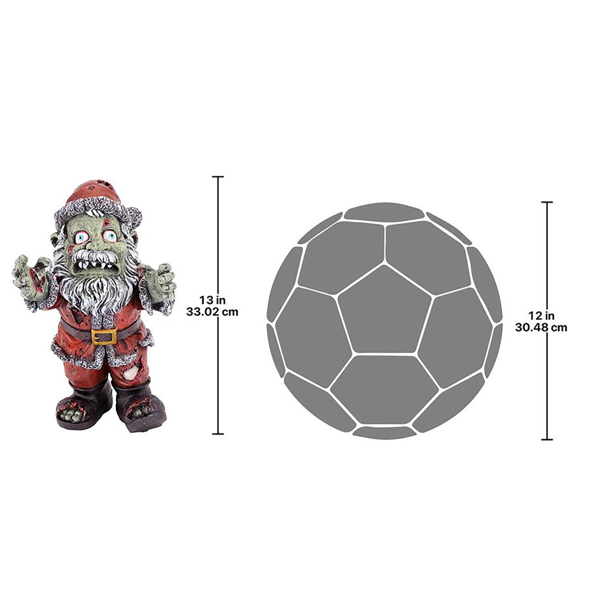 Design Toscano 13" Zombie Claus Holiday Statue
